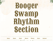 Tablet Screenshot of boogerswamp.com